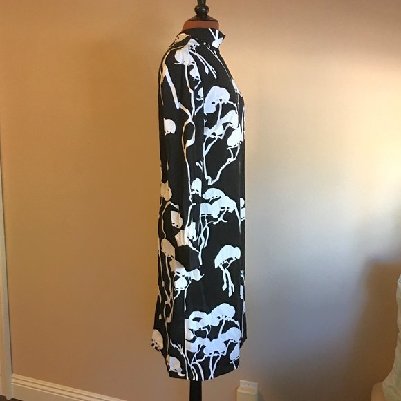 Vintage ✨ MISS BLACKWELL Long Sleeve Pop-Art Secretary Dress - Picture 6 of 16